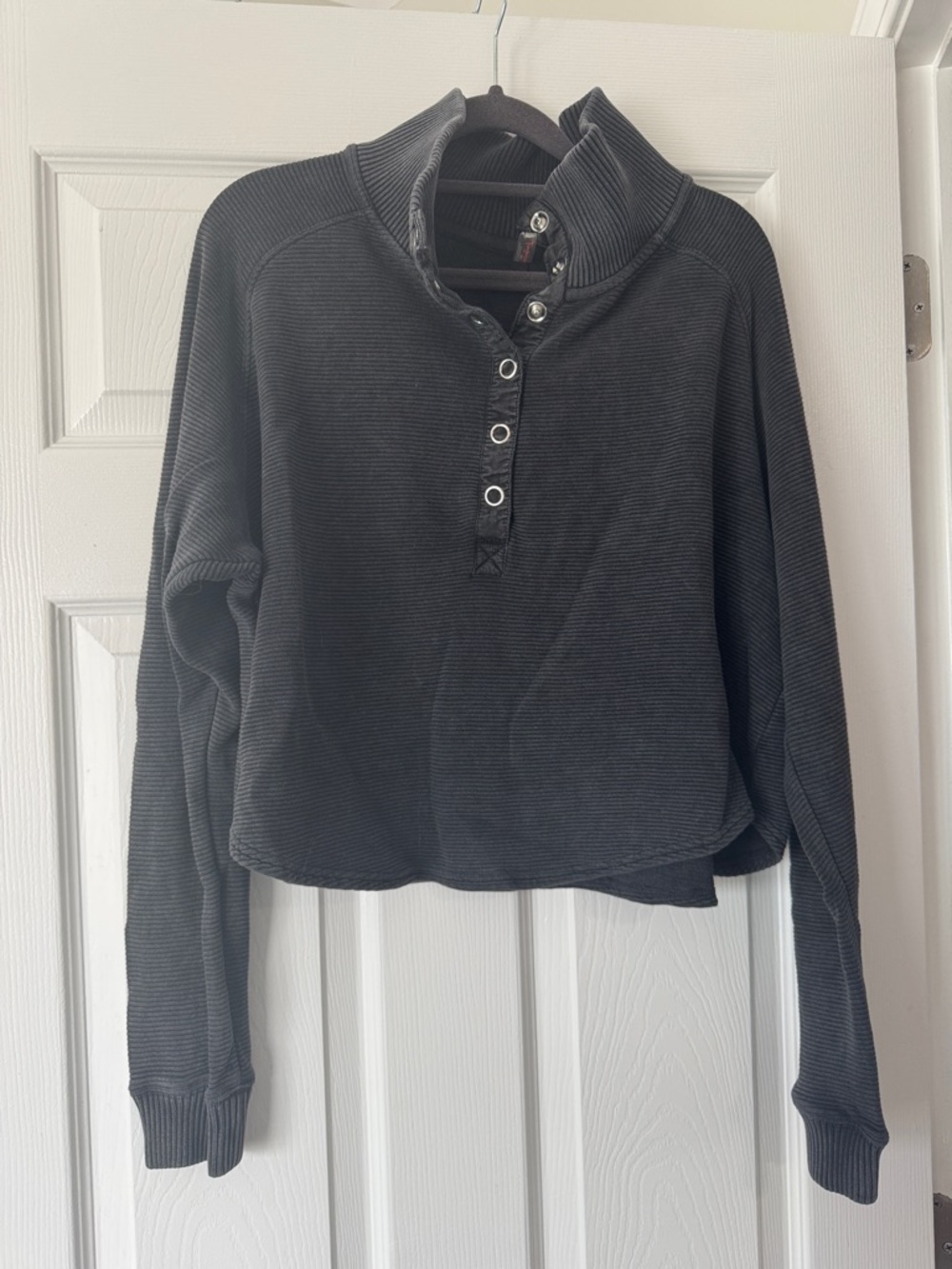 Free People Cropped Sweatshirt